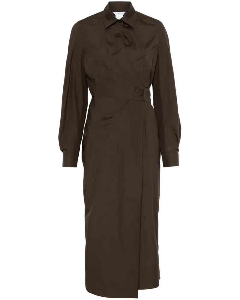 Max Mara Agrume Maxikleid - Braun Braun