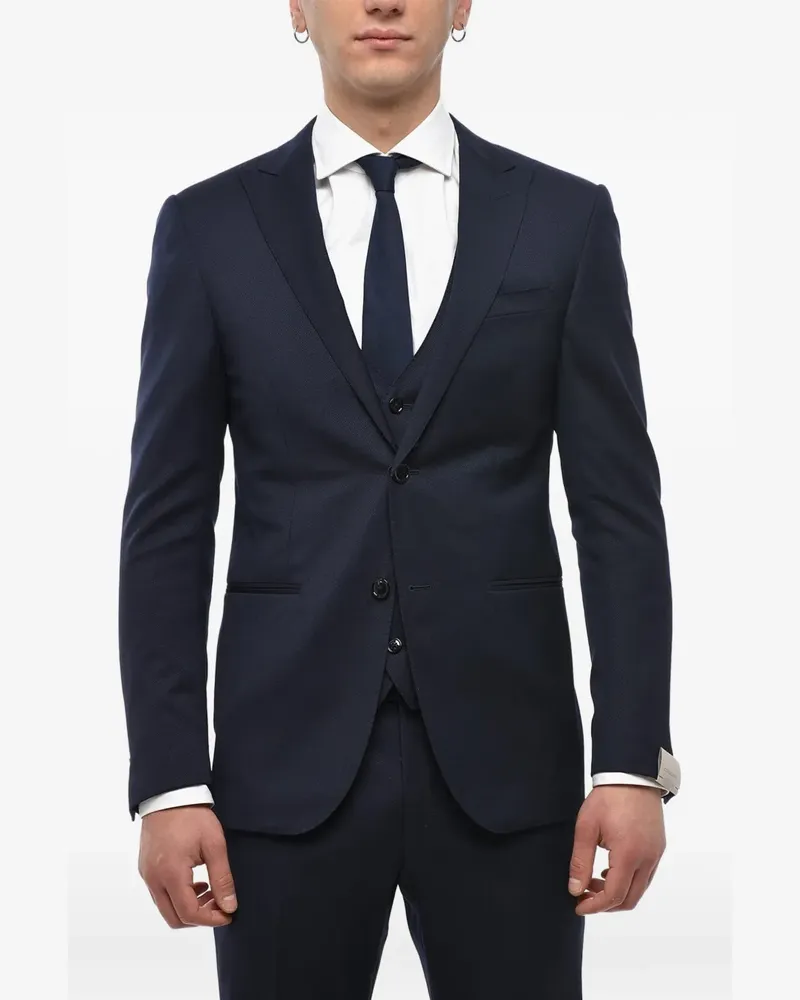 Corneliani single-breasted suit - Blau Blau