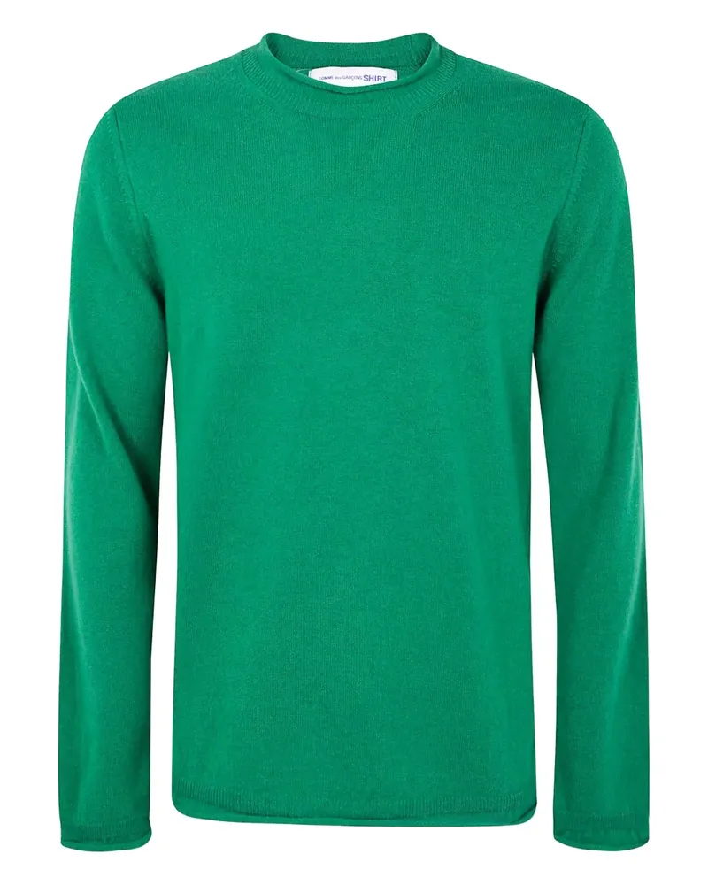 Comme des Garçons crew-neck wool sweater - Grün Grün