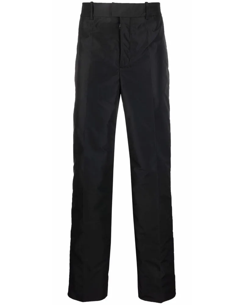 OFF-WHITE Gefütterte Straight-Leg-Hose - Schwarz Schwarz