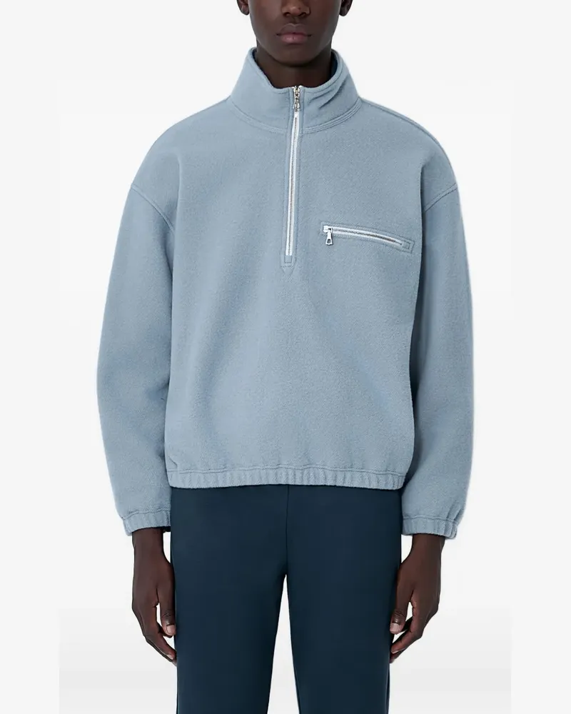 Rier high-neck zip sweatshirt - Grau Grau
