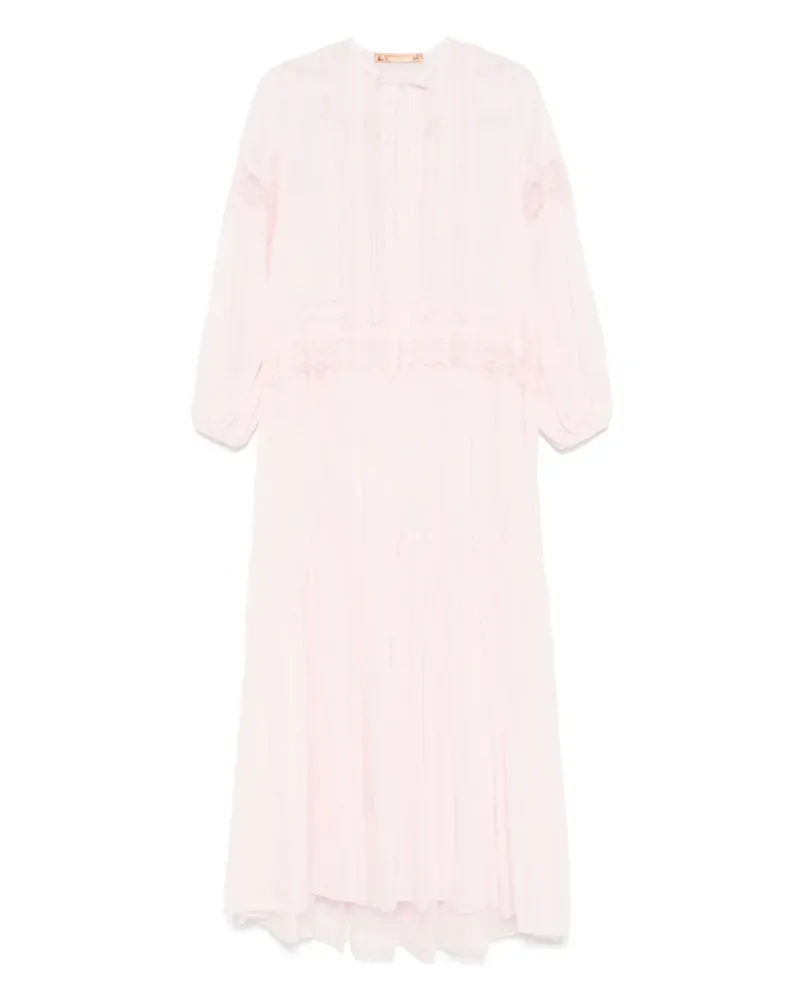 Ermanno Scervino Besticktes Maxikleid - Rosa Rosa
