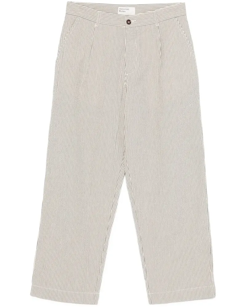 Universal Works Gerade Duke Hose - Grau Grau