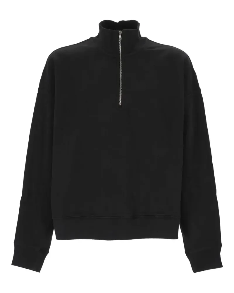 AGOLDE Sweatshirt mit Reißverschluss - Schwarz Schwarz