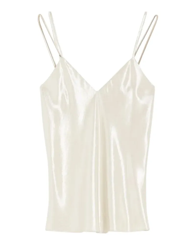 Max Mara V-neck top - Nude Nude