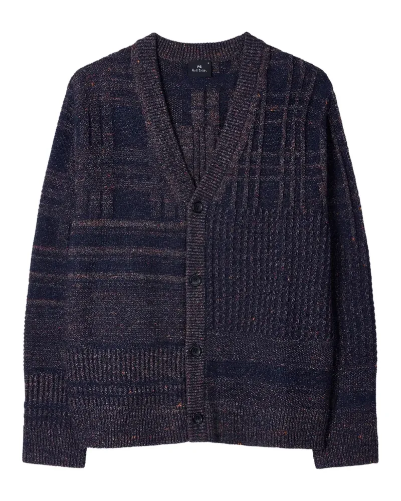 Paul Smith Cardigan im Patchwork-Look - Braun Braun