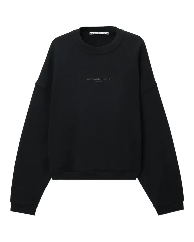 Alexander Wang Sweatshirt im Oversized-Look - Schwarz Schwarz