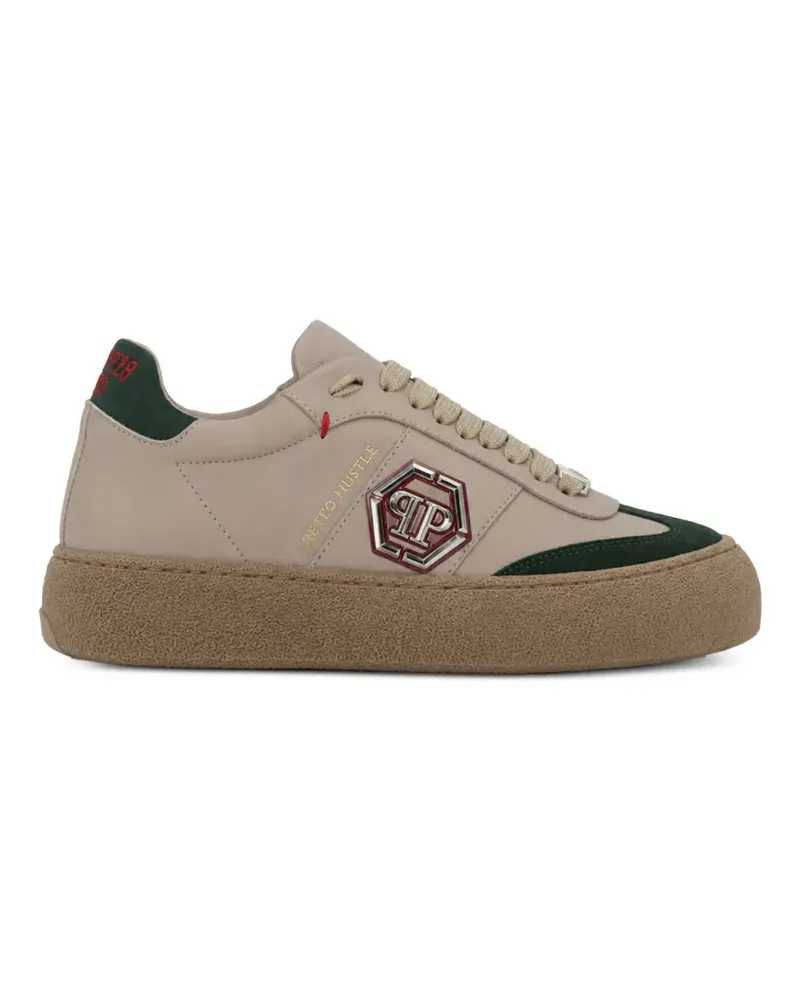 Philipp Plein Retro Hustle Sneakers - Nude Nude
