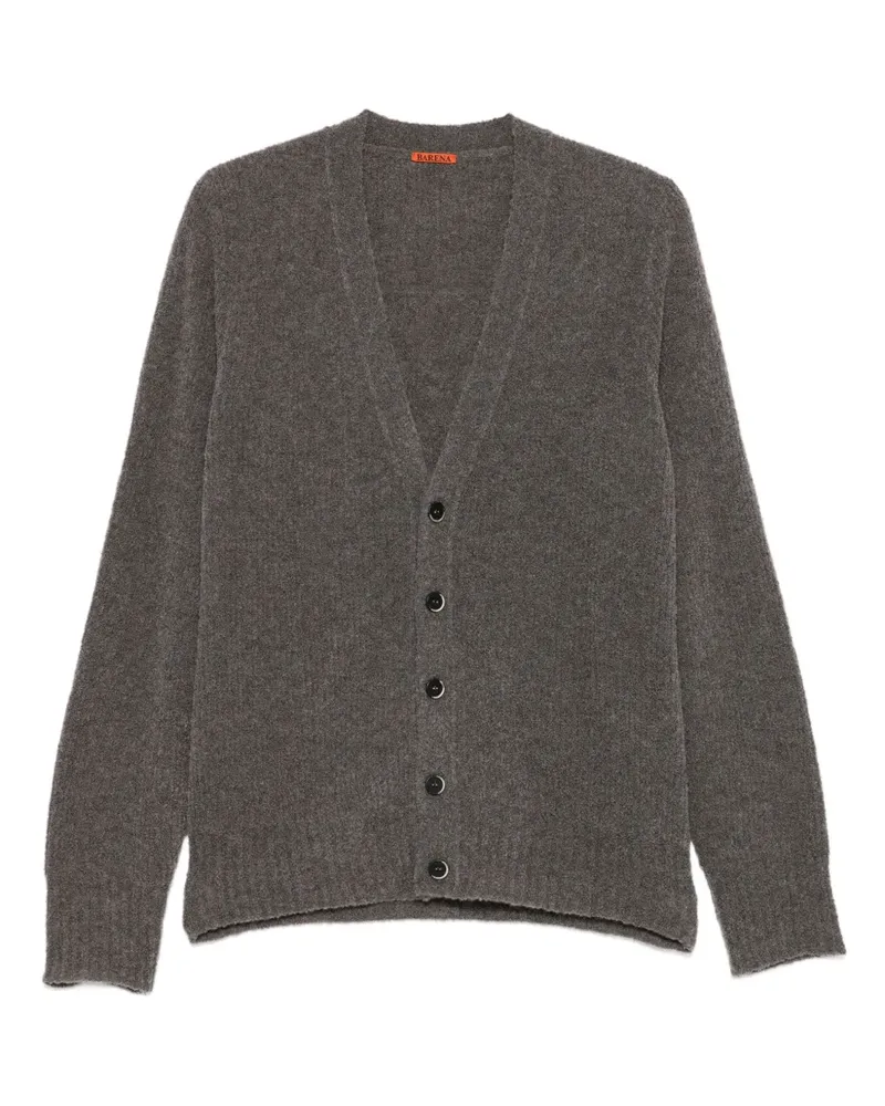 BARENA Geknöpfter Cardigan mit V-Ausschnitt - Braun Braun