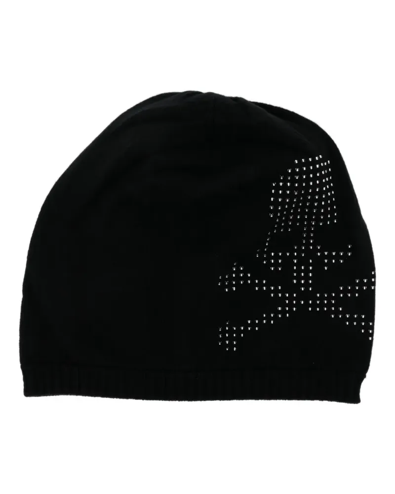 Mastermind World Beanie mit Perlen - Schwarz Schwarz