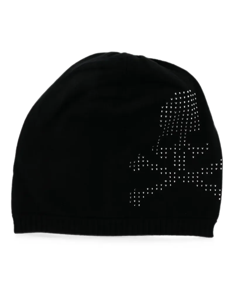 Mastermind World Beanie mit Perlen - Schwarz Schwarz
