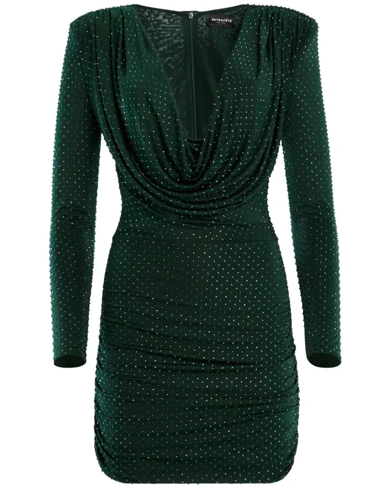 Retrofête Alpine Minikleid - Grün Grün
