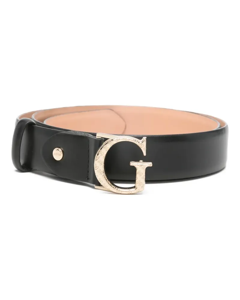 Guess Gürtel mit G-Schnalle - Schwarz Schwarz