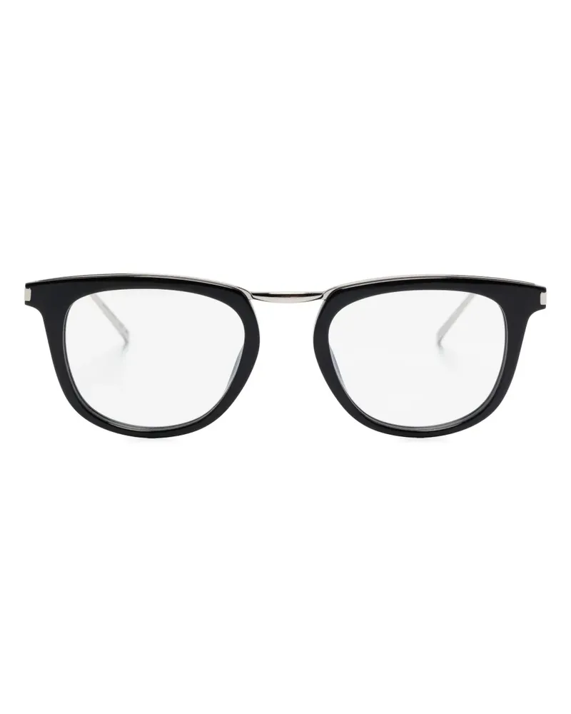 Saint Laurent Brille mit eckigem Gestell - Schwarz Schwarz