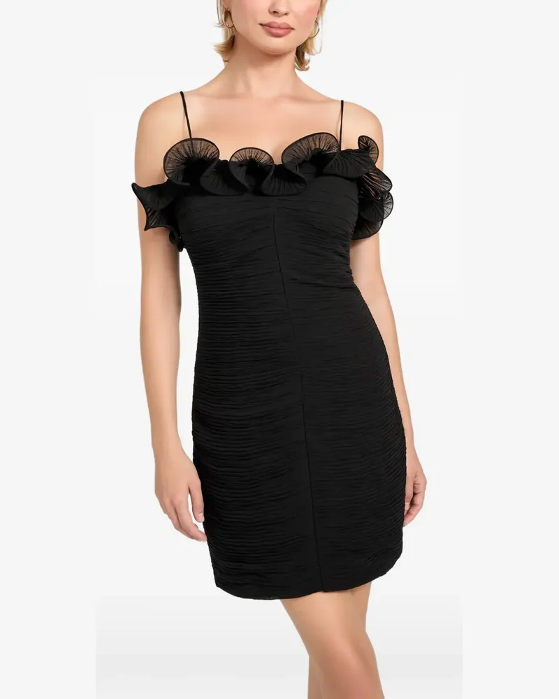 Guess chiffon mini dress - Schwarz Schwarz