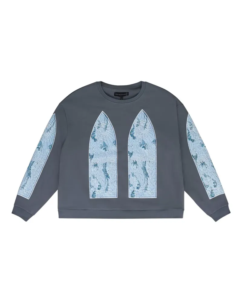 WHO DECIDES WAR Sweatshirt mit grafischem Print - Grau Grau