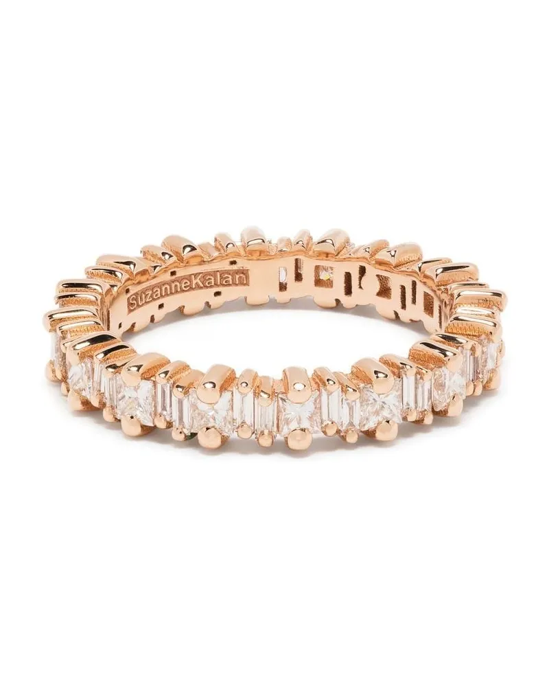 Suzanne Kalan 18kt Rotgoldring mit Diamanten - Rosa Rosa