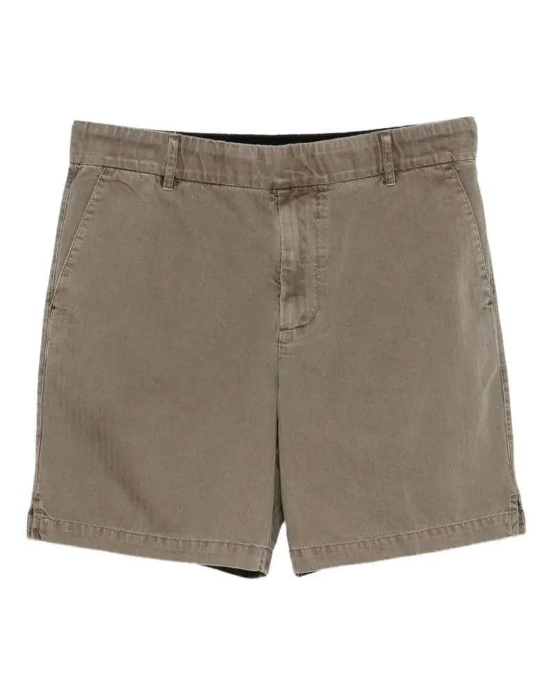 James Perse Surplus Shorts mit Fischgrätenmuster - Grün Grün