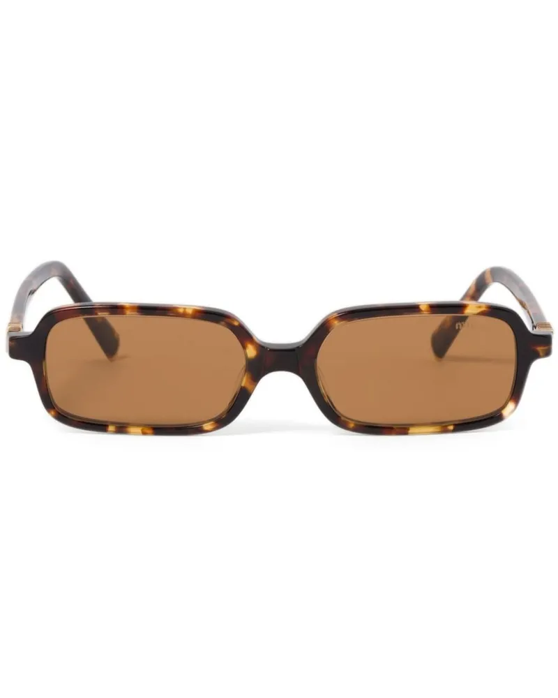 Miu Miu Miu Regard Sonnenbrille - Braun Braun