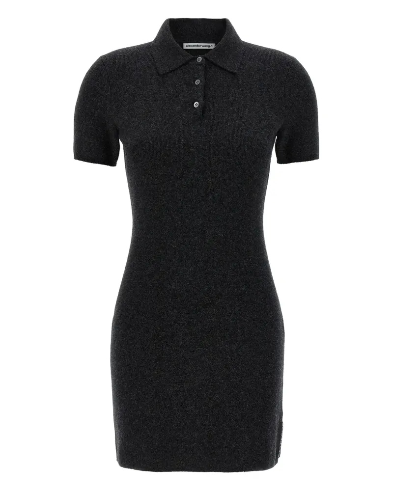 Alexander Wang Kurzärmeliges Minikleid - Grau Grau