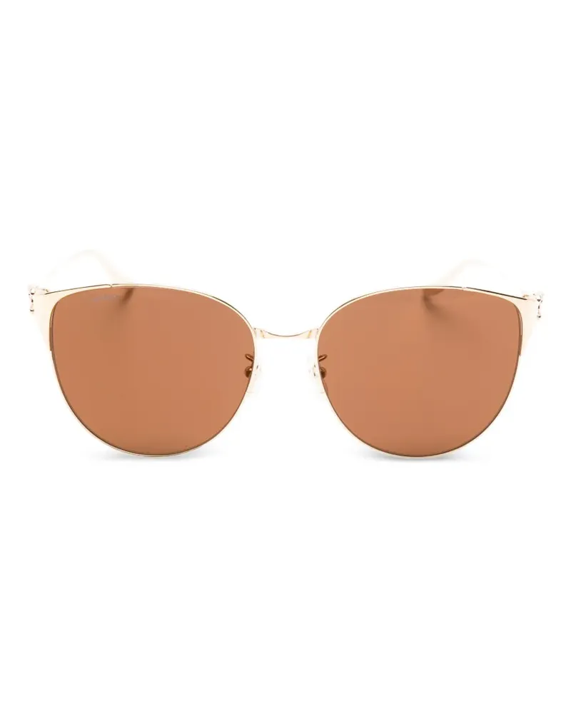 Cartier Klassische Cat-Eye-Sonnenbrille - Gold Gold