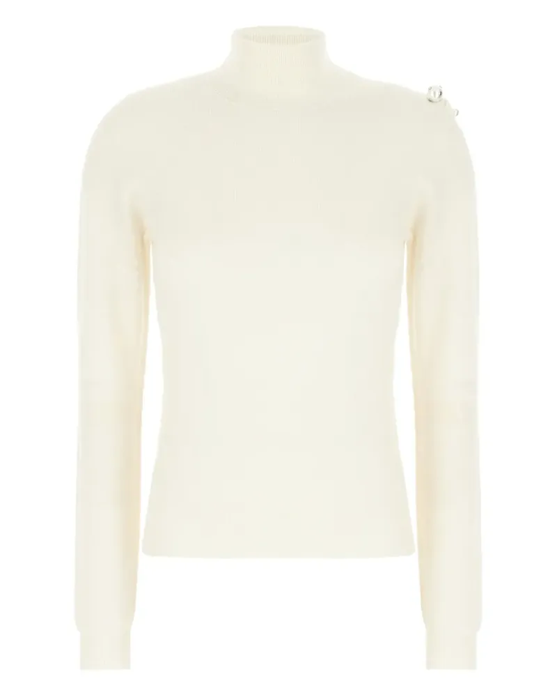Alberta Ferretti Pullover mit Rollkragen - Weiß Weiß
