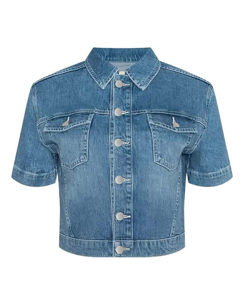 L'Agence Kirstie short-sleeve shirt - Blau Blau