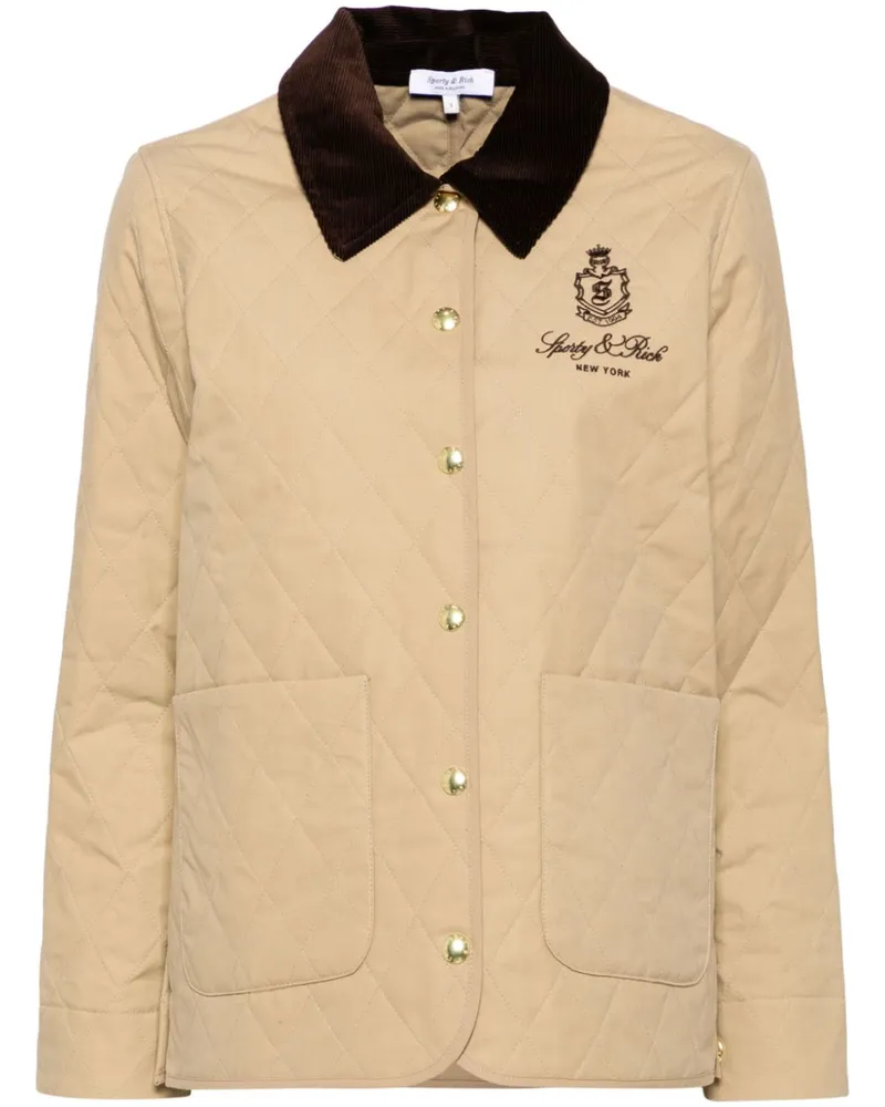 SPORTY & RICH Vendome Steppjacke - Braun Braun