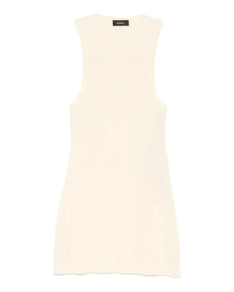 WARDROBE.NYC Ärmelloses Minikleid - Gelb Gelb