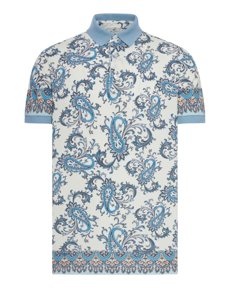 Etro Poloshirt mit platziertem Print - Nude Nude