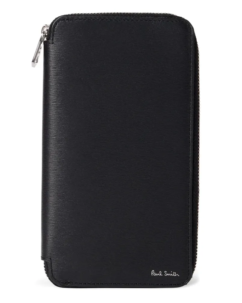 Paul Smith Portemonnaie mit Reißverschluss - Schwarz Schwarz