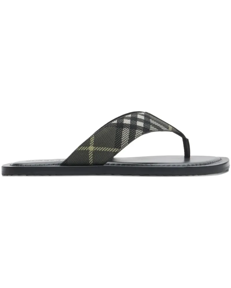 Burberry Pavilion checked sandals - Grün Grün