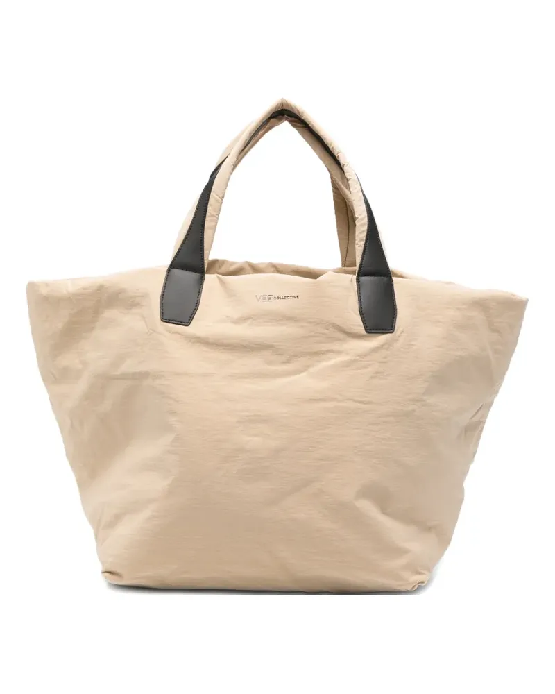 VeeCollective Essence logo-detail holdall - Nude Nude