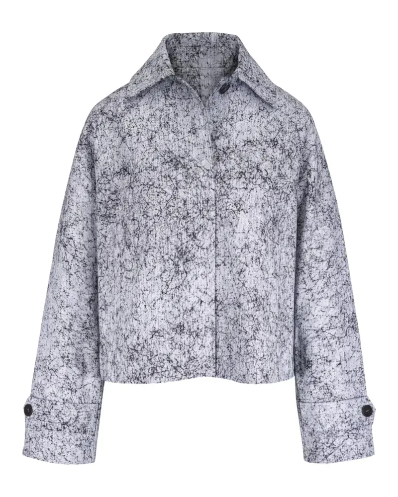 Michael Kors Cropped-Jacke aus Denim - Weiß Weiß