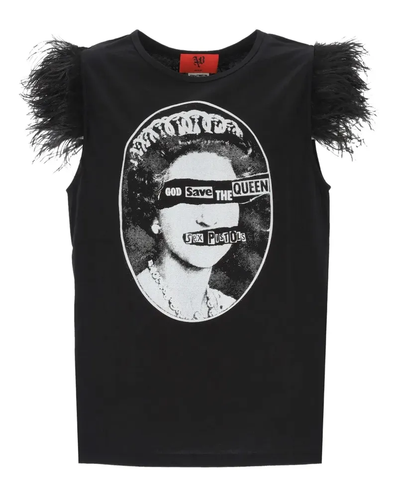 Aniye By T-Shirt mit Print - Schwarz Schwarz