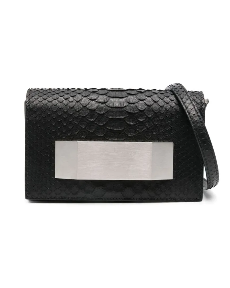 Rick Owens Klassische Clutch - Schwarz Schwarz