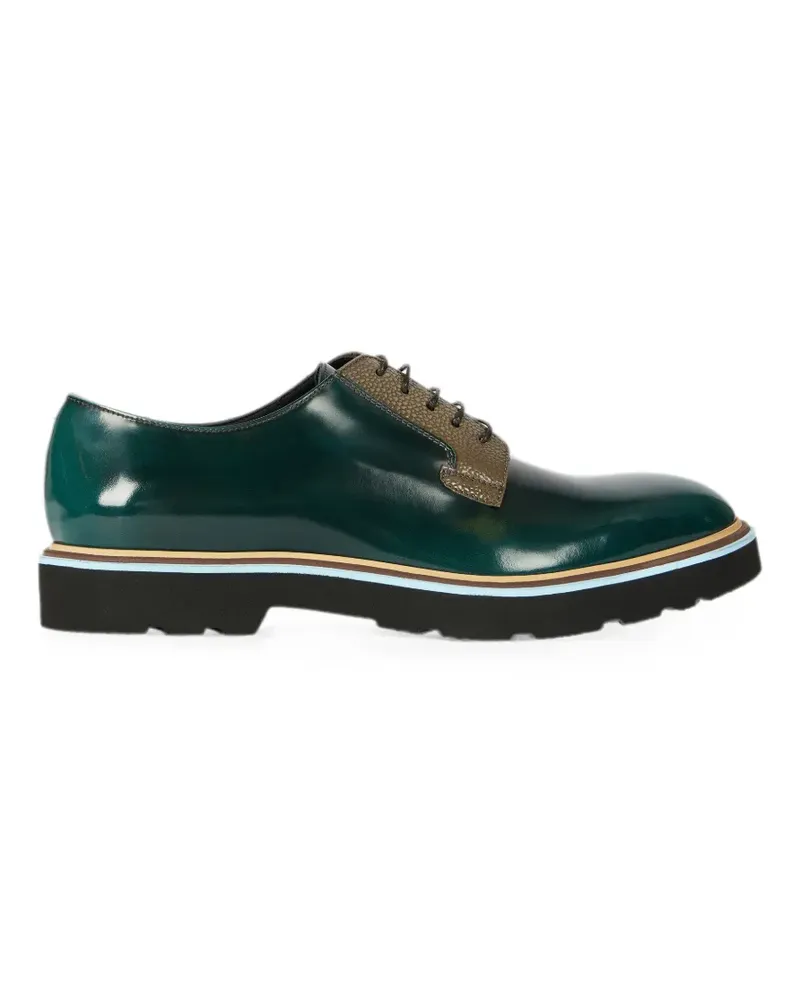 Paul Smith Ras Schuhe mit hohem Glanz - Grün Grün