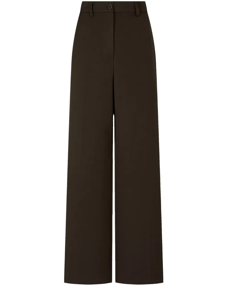 STUDIO TOMBOY Hose mit weitem Bein - Braun Braun