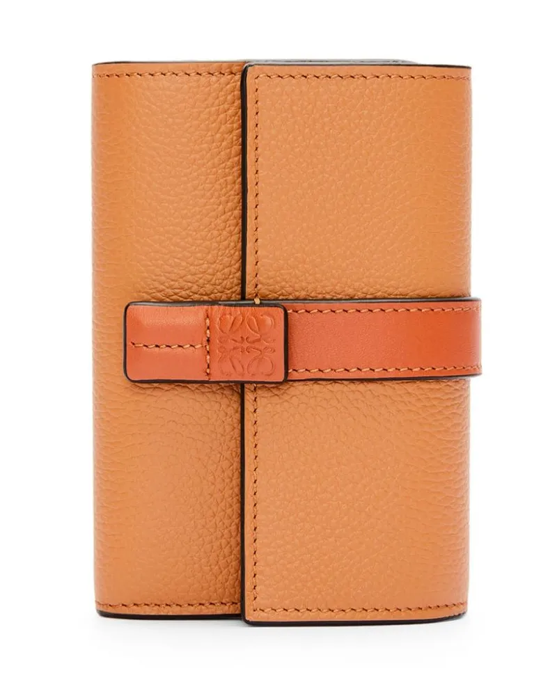 Loewe Portemonnaie aus strukturiertem Leder - Braun Braun