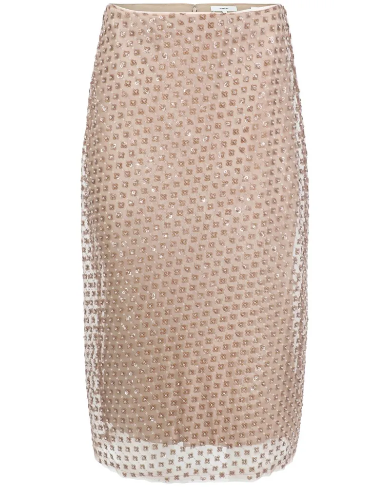 Vince Rock mit Pailletten - Nude Nude