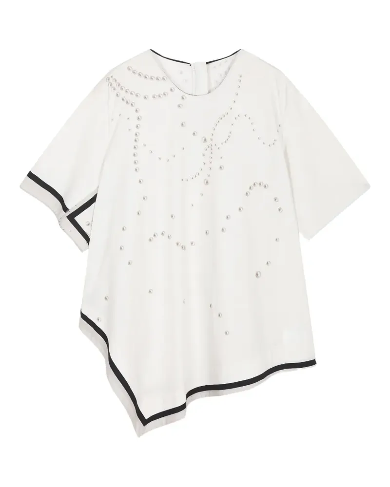 JNBY Bluse mit Perlen-Print - Nude Nude