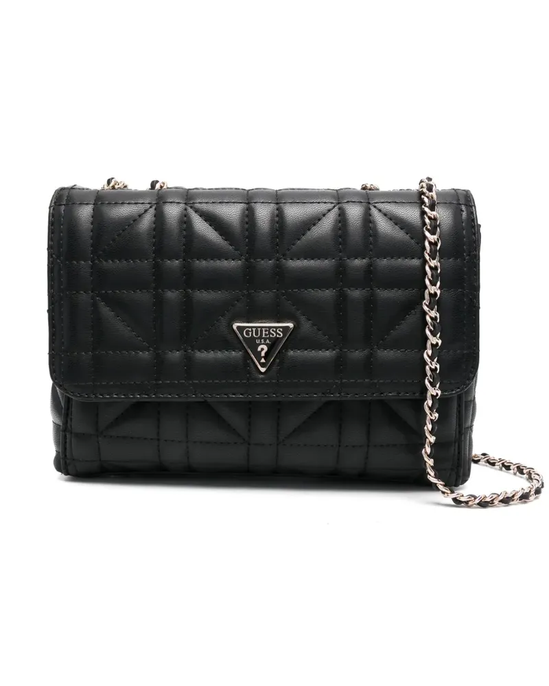 Guess Edita Schultertasche - Schwarz Schwarz