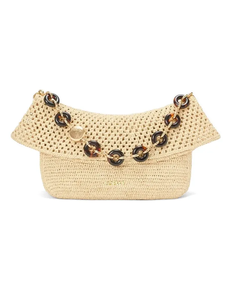 Loewe Ola woven tote bag - Nude Nude