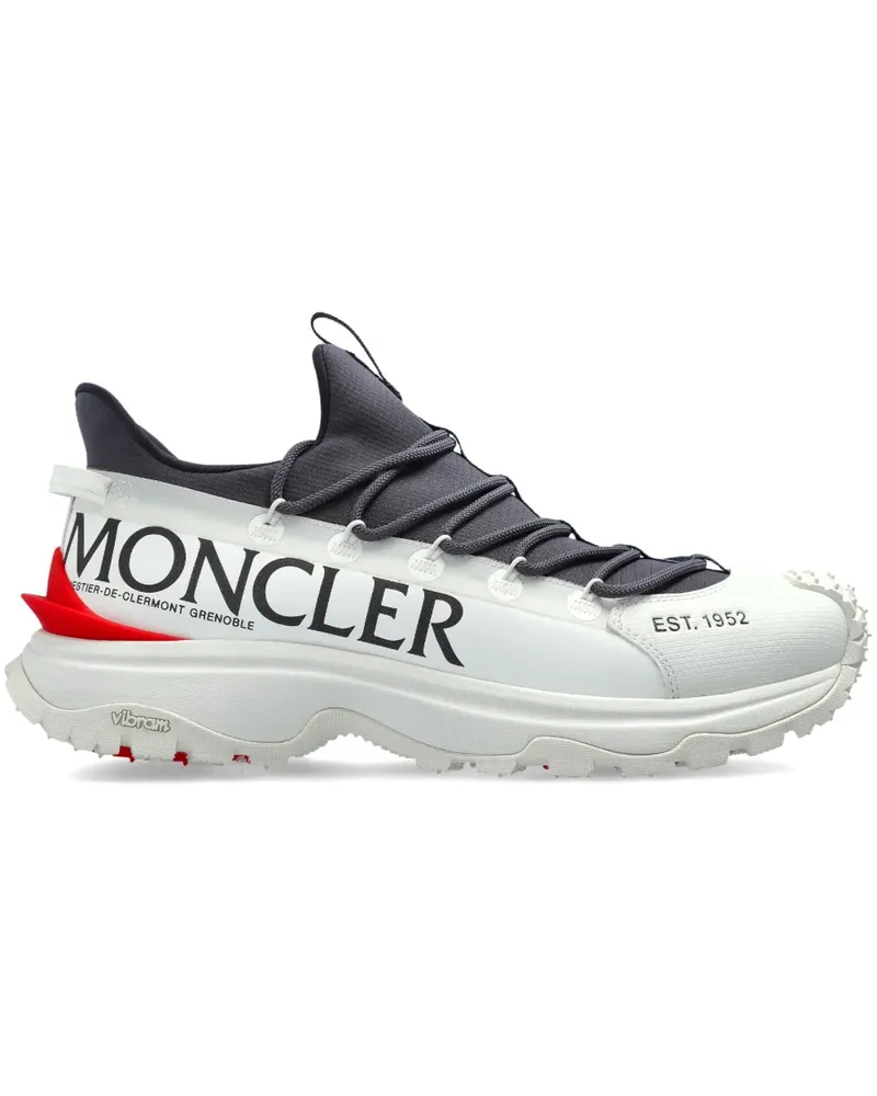 Moncler Sneakers mit Logo-Print - Weiß Weiß