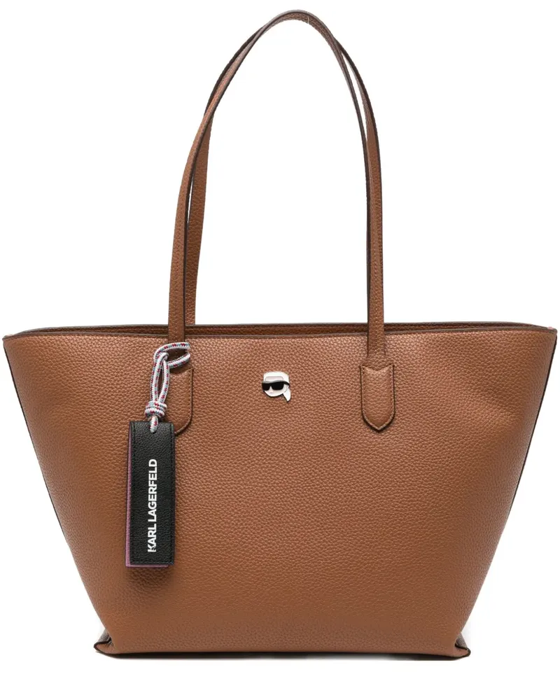 Karl Lagerfeld Ikon tote bag - Braun Braun