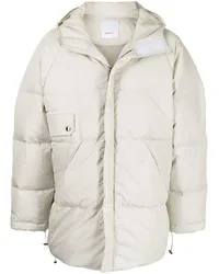 Ports V Gefütterte Oversized-Jacke Nude