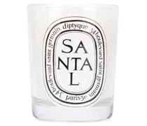 Santal' Kerze - Weiß