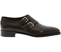 Monk-Schuhe mit Doppelschnalle - Braun