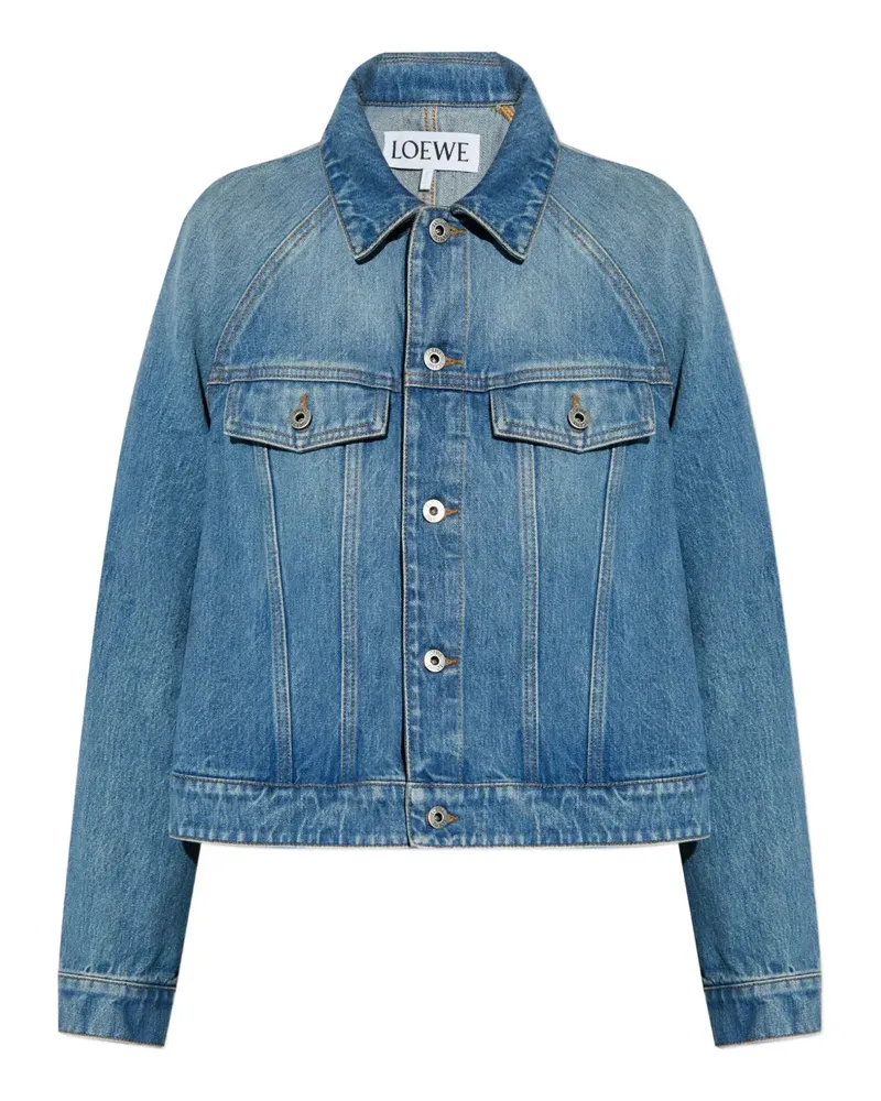 Loewe Jeansjacke mit Raglanärmeln - Blau Blau