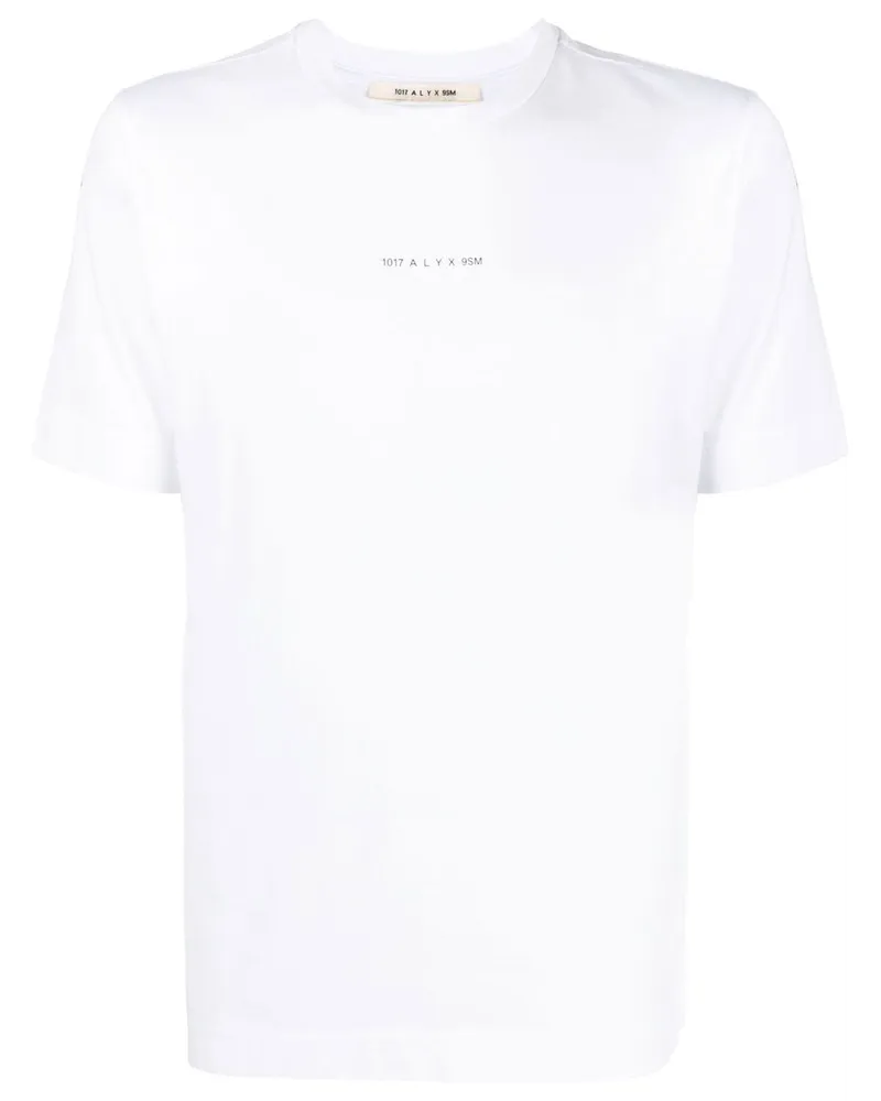 1017 ALYX 9SM T-Shirt mit Logo-Print Weiß